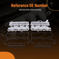 Valve Cover Assembly Pair for Audi A6 A7 Q7 3.0L V6 (2012–2019) 06E103471S