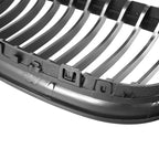 Pair Front Grille Matte Black Hood Kidney Grill for BMW E90 E91 (2009–2011)