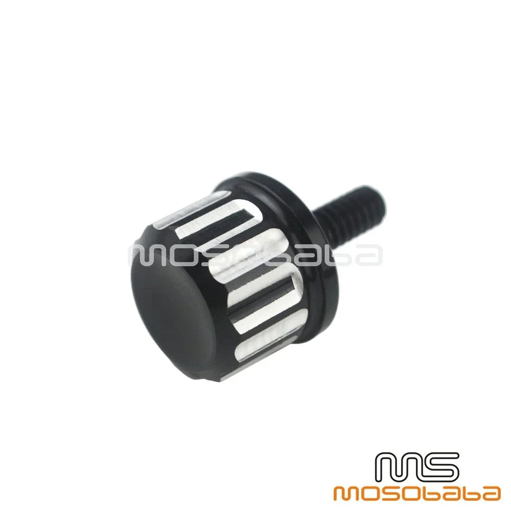 Black 6mm Rear Seat Bolt for Harley Motorcycle Models (1996-2017)