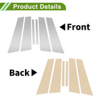 6 Pcs Door Pillar Window Trim for BMW 1-Series (2017 - 2021)