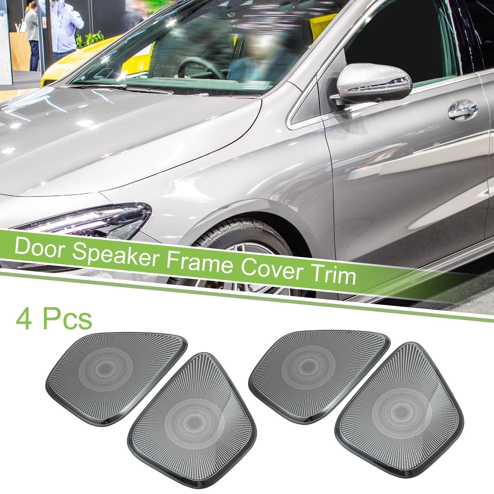 4pcs Speaker Frame Cover Trim for Mercedes Benz A B Class (2012-2023)