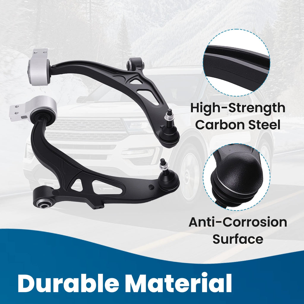 Front Complete Struts & Lower Control Arms for Ford Explorer (2011-2013)