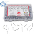 Set of 550 Stainless Steel Self-Tapping Wood Screws