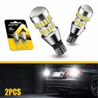 2X AUXITO 921 912 T15 LED Reverse Backup Light Bulb 2800LM 6000K