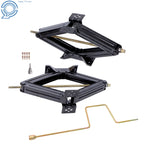 Set of 2 Stabilizer Leveling Scissor Jacks for RV Camper Trailer (24")