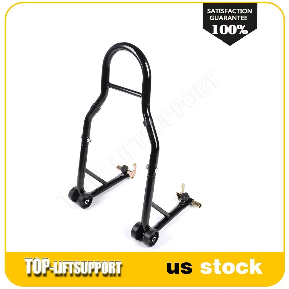 Rear Stand for Motorcycle Bike - Black