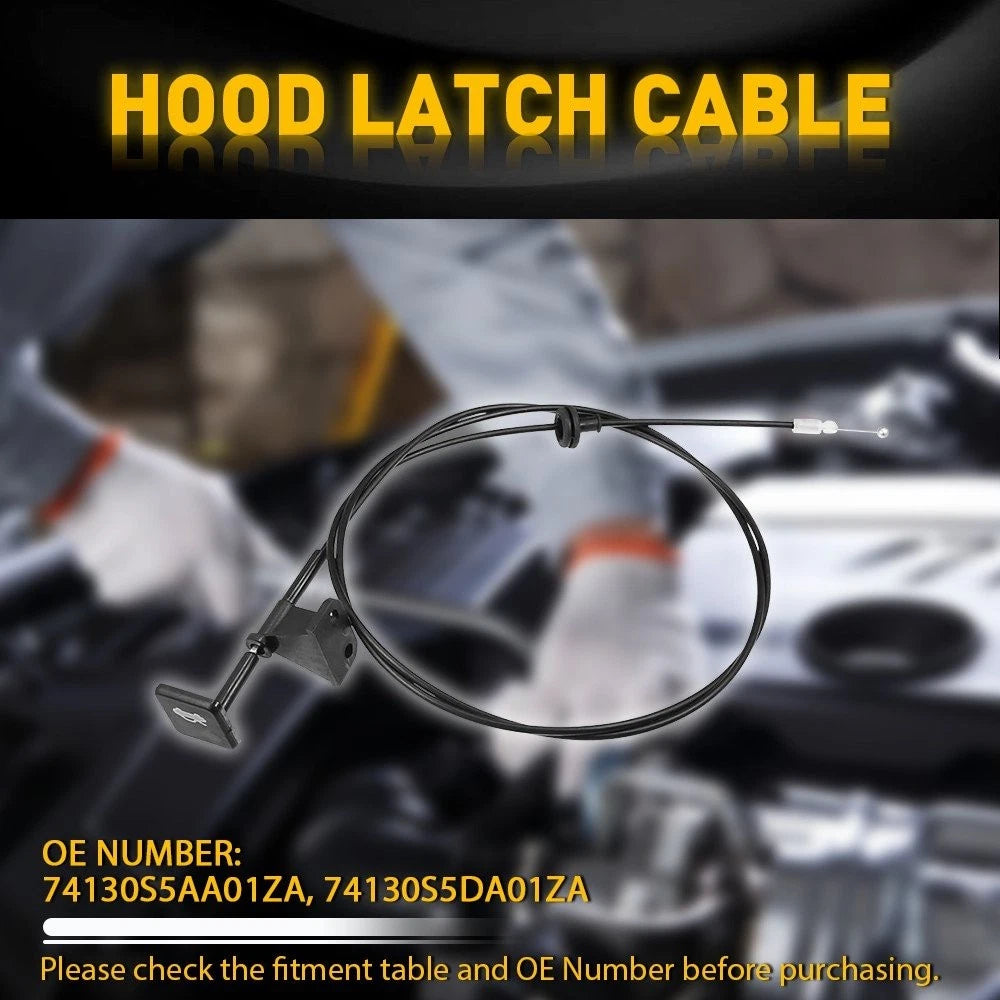 Hood Release Latch Cable for Honda Civic (2001) - 74130-S5D-A01ZA