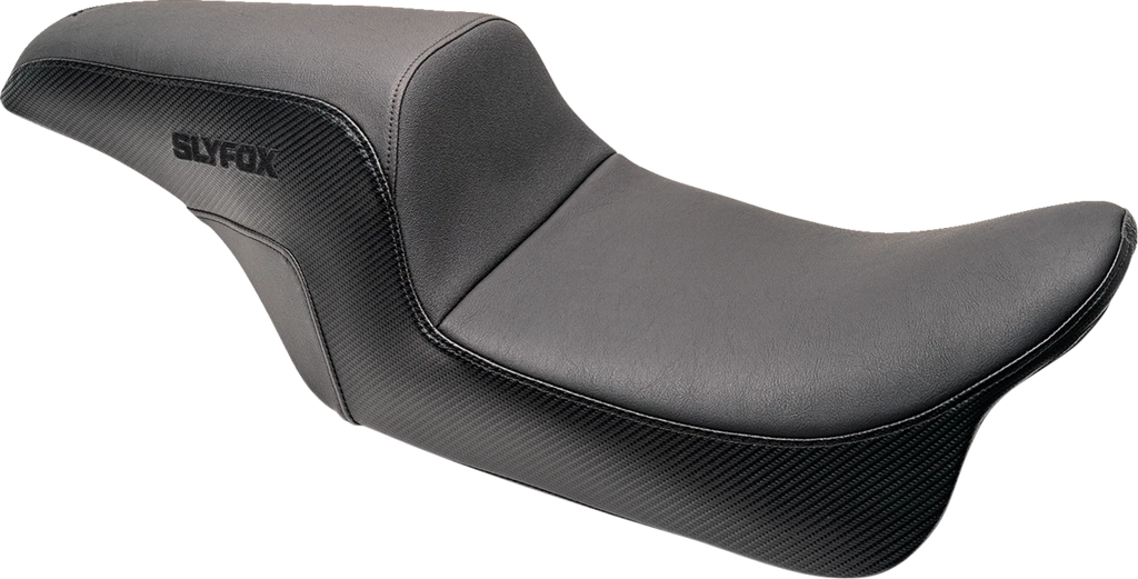 Drifter Seat for FL (1997–2007) - Black Logo, Smooth Vinyl, Carbon Fiber