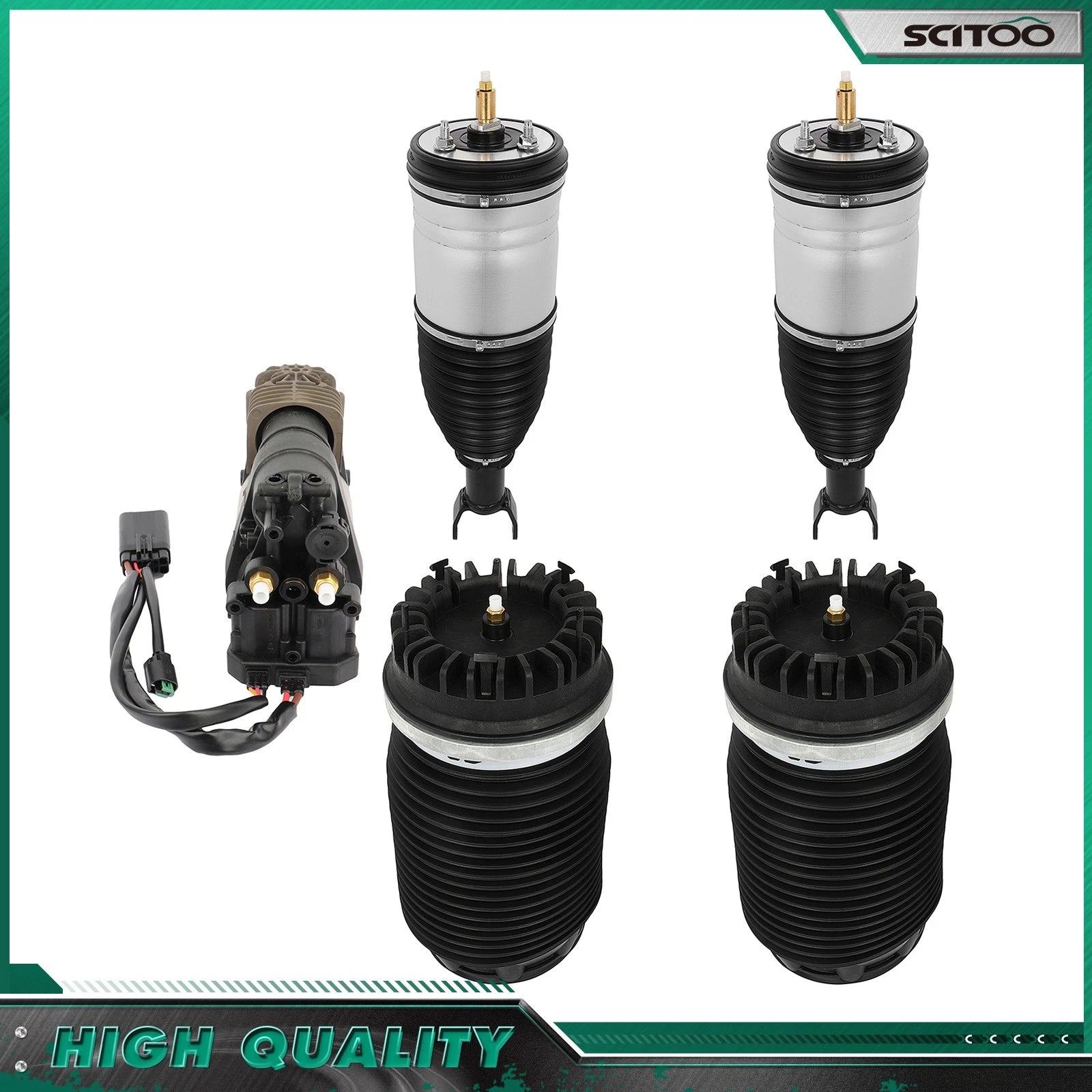 5PCS Air Suspension Strut & Compressor Kit for Dodge Ram 1500 (2013–2018)