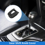 Gear Shift Knob Cover for Mitsubishi Outlander (2013–2021) Black Carbon Fiber