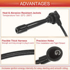 6X Spark Plug Wire Ignition Coil Cable No. 2750137B00 for Hyundai Sonata (1999–2005)
