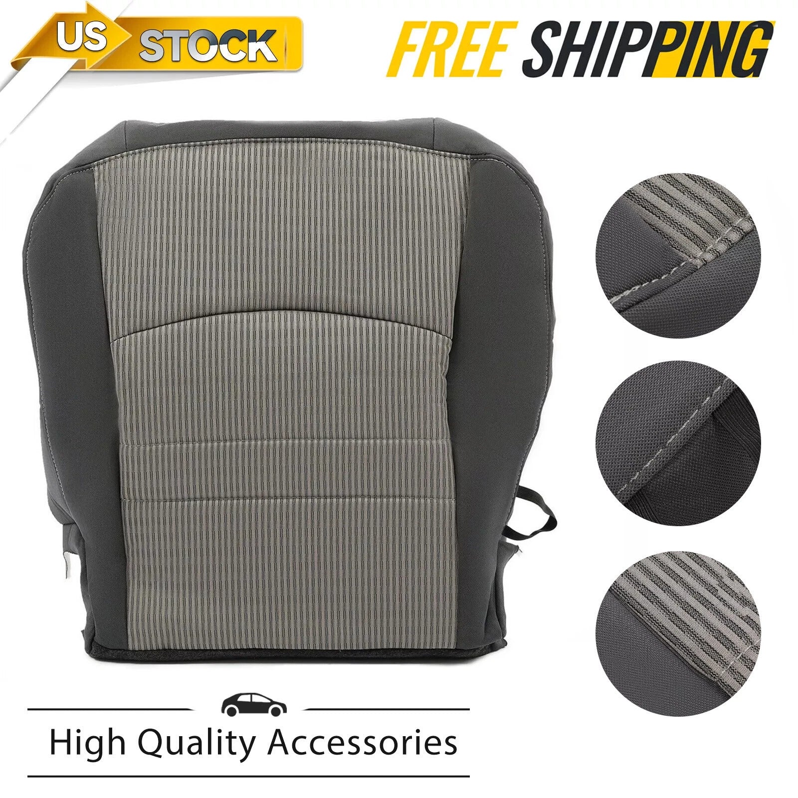 Driver Bottom Cloth Seat Cover for Dodge Ram 1500 2500 3500 (2009–2012)