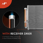 Radiator & A/C Condenser with Drier for Hyundai Sonata Kia Optima (2011–2013)