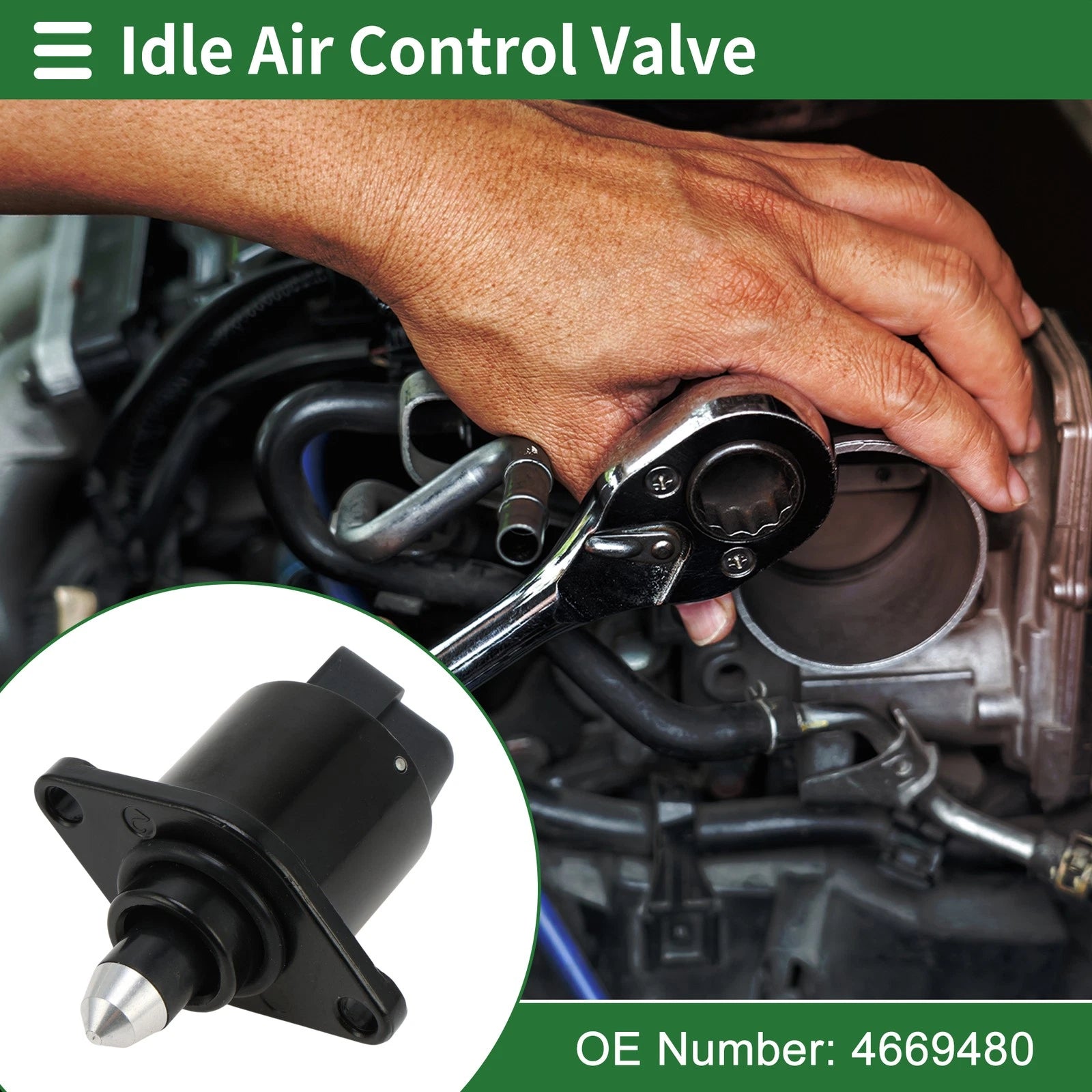 Idle Air Control Valve for Dodge Neon (1995–1997) No. 4669480