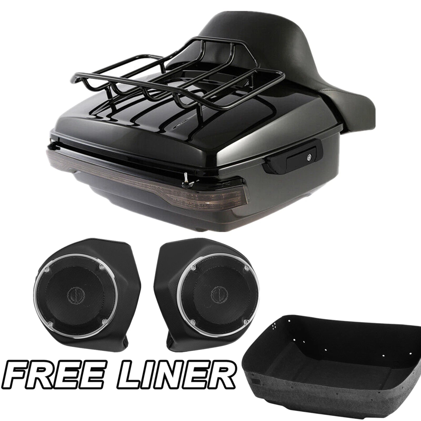 LED Tail Light Speakers for Harley Street Glide (2014–2025)