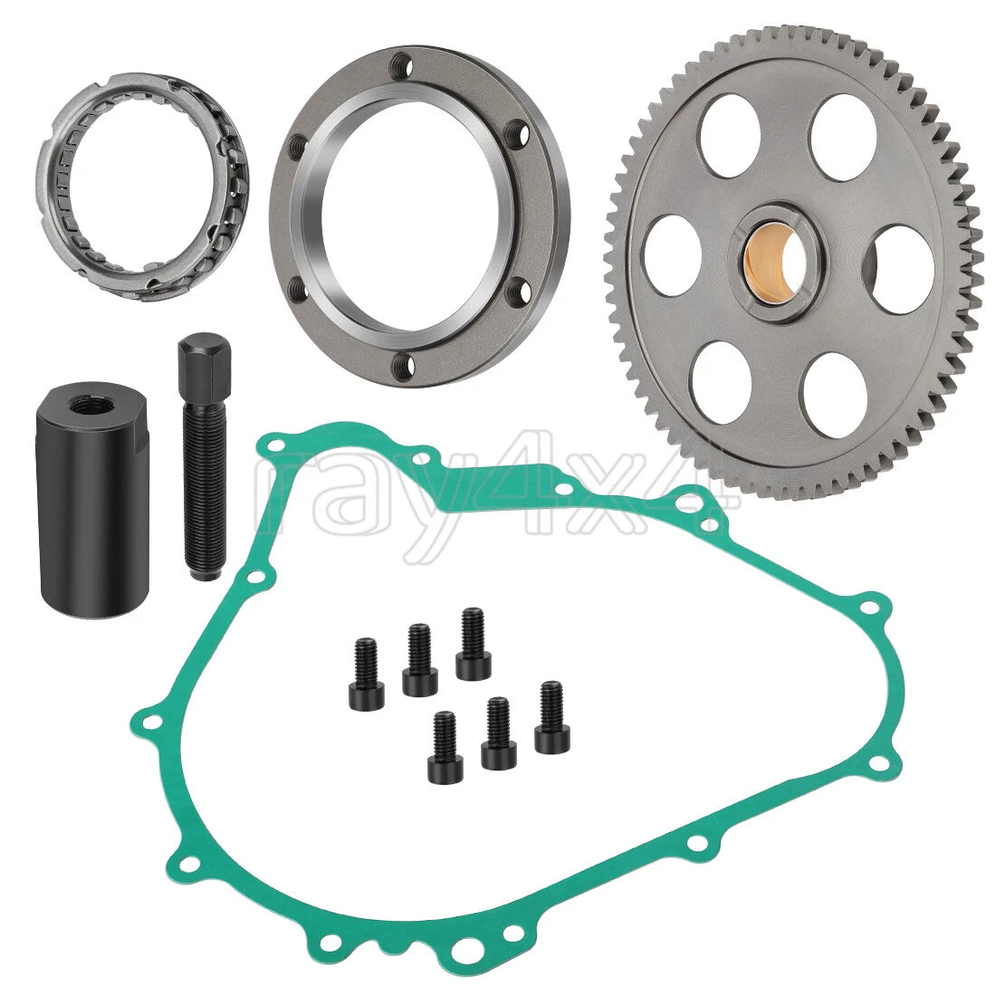 Starter Clutch Gear Bearing Gasket Flywheel Puller for Yamaha Kodiak 450 (2003–2023)