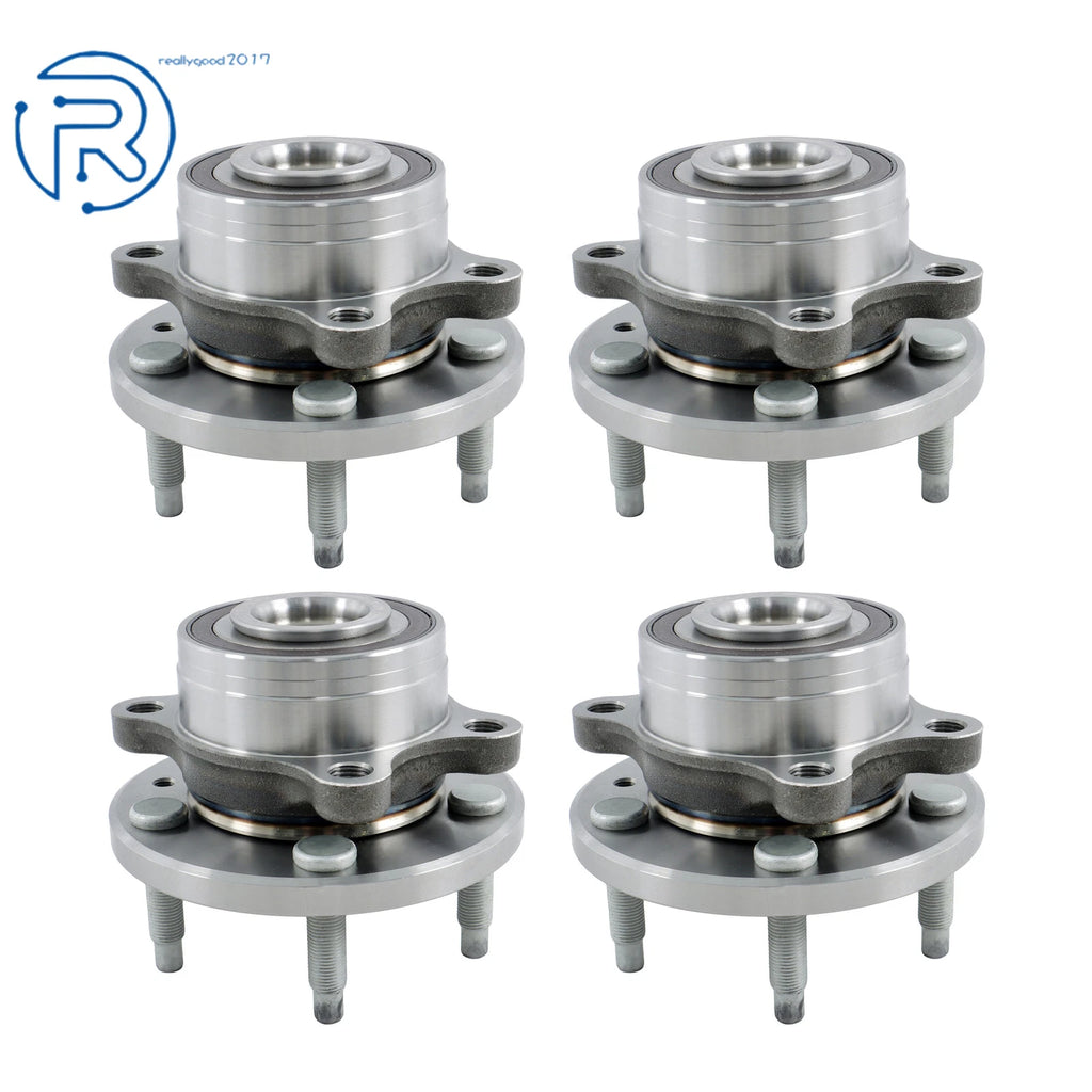 Set of 4 Wheel Hub Bearing Assembly for Ford Explorer/Police Interceptor Utility (2011–2019)