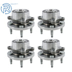 Set of 4 Wheel Hub Bearing Assembly for Ford Explorer/Police Interceptor Utility (2011–2019)