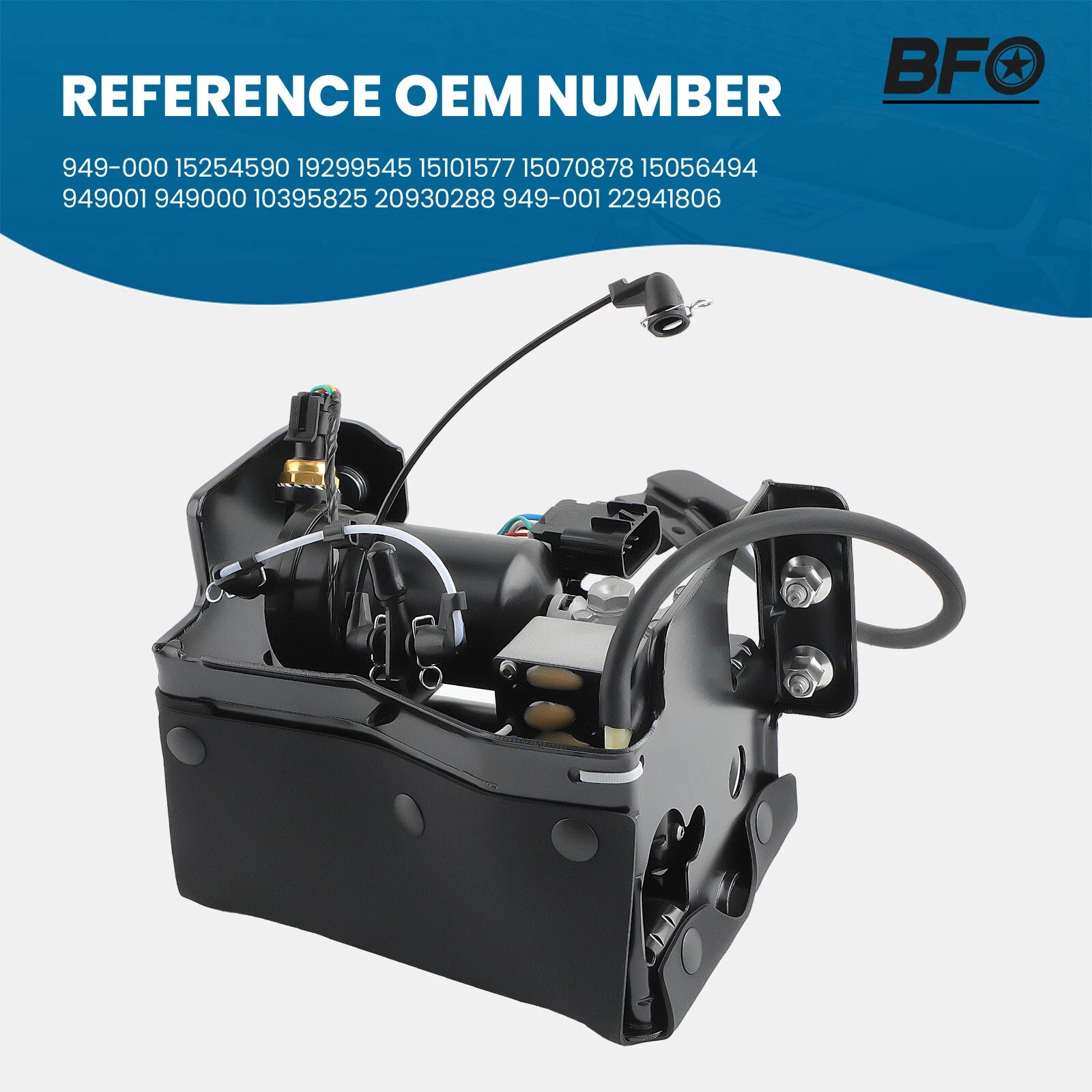 Air Ride Suspension Compressor Pump for GMC Yukon (2001–2016)