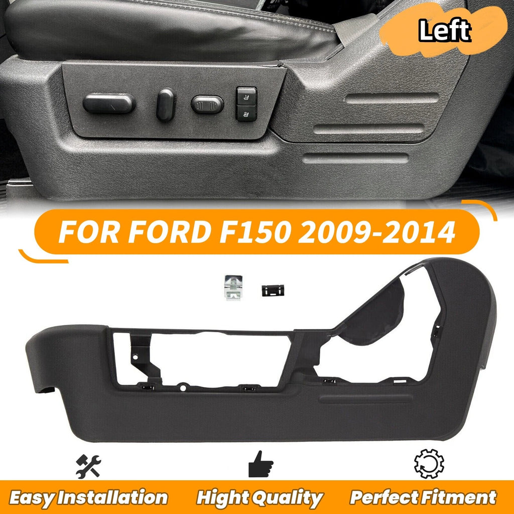 Driver Side Seat Cover Trim Panel Bezel for Ford F150 (2009-2014)
