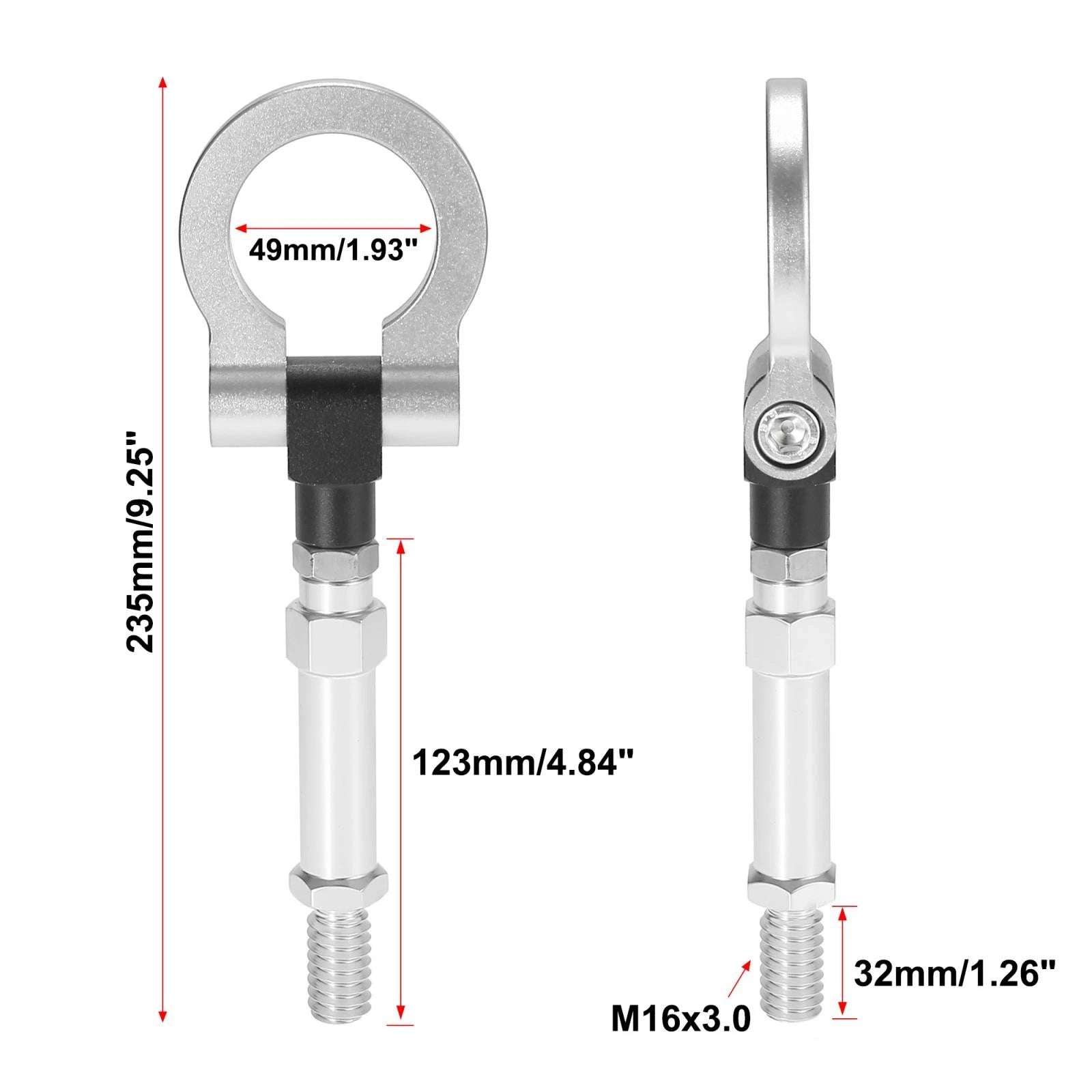 Front Bumper Tow Hook Screw for Volkswagen Golf GTI (2015–2021)