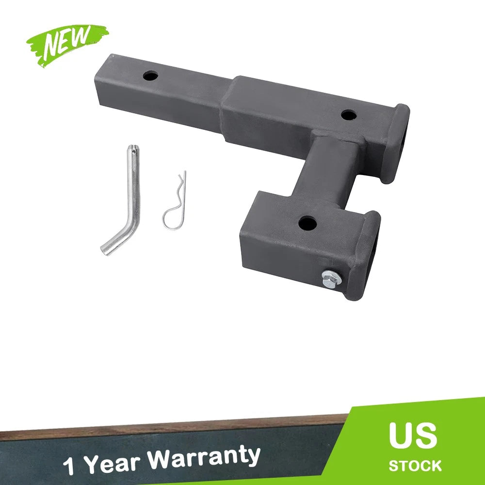 2 Inch Dual Ball Hitch Adapter for Towing (5000LB Capacity)