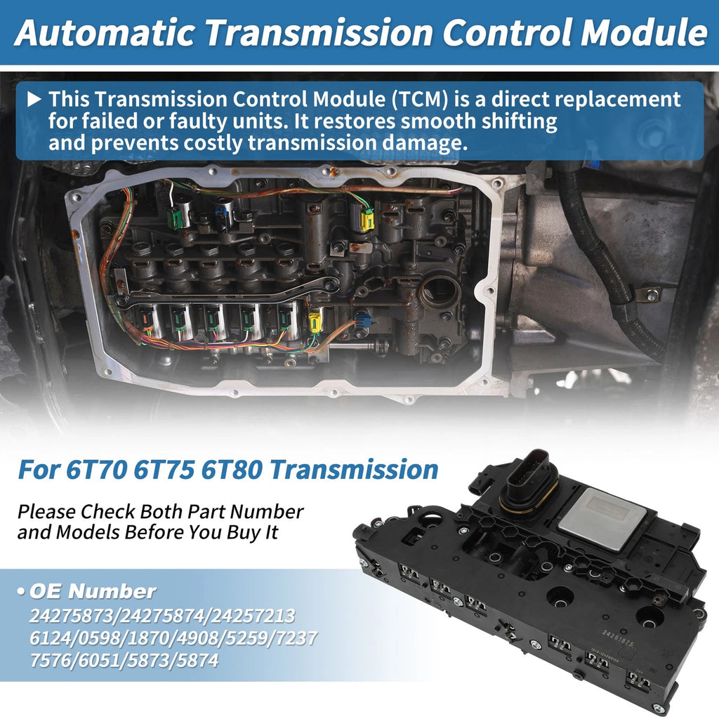 Transmission Control Module for Buick LaCrosse Enclave Regal (2014-2021) 6T70 6T75 6T80