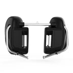 Matt Black Lower Vented Fairings & Engine Guard Bar for Harley Road Glide (2014–2024)