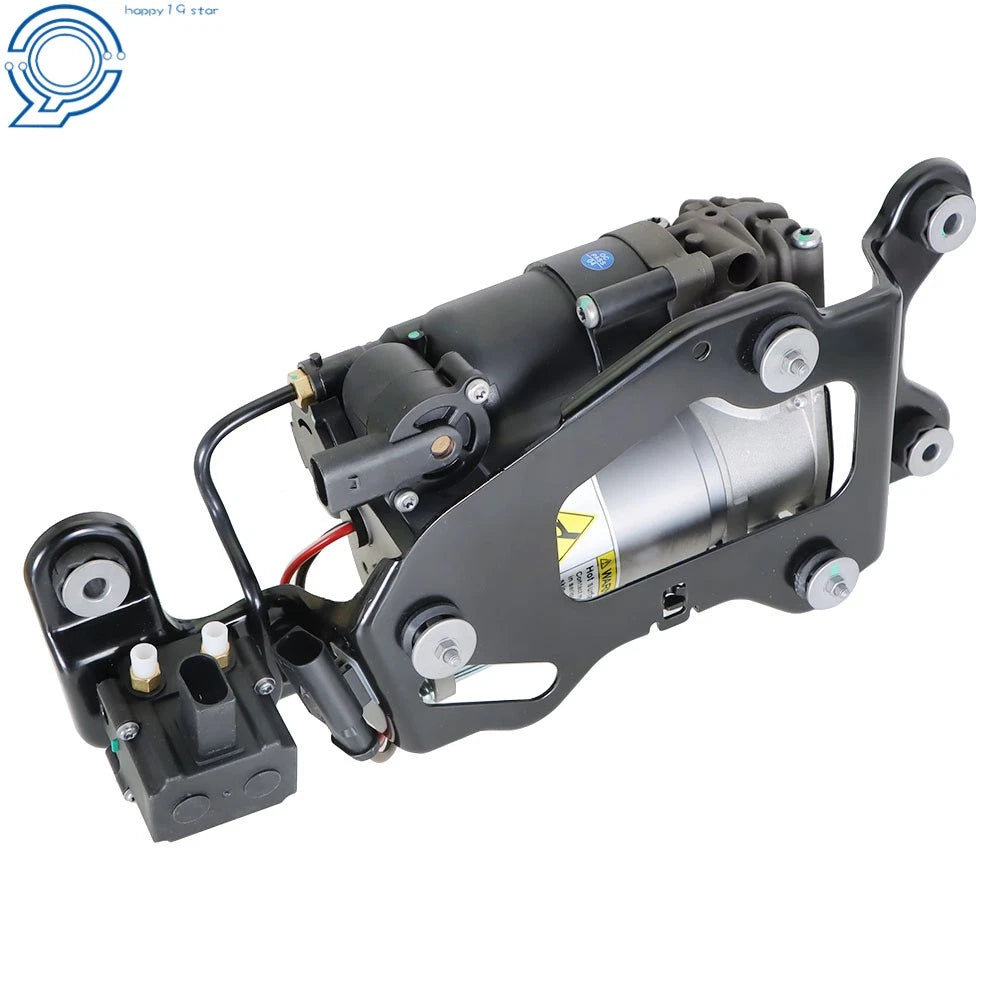 Air Suspension Compressor with Solenoid Valve Block for BMW F15 X5 X6 (2014–2018)