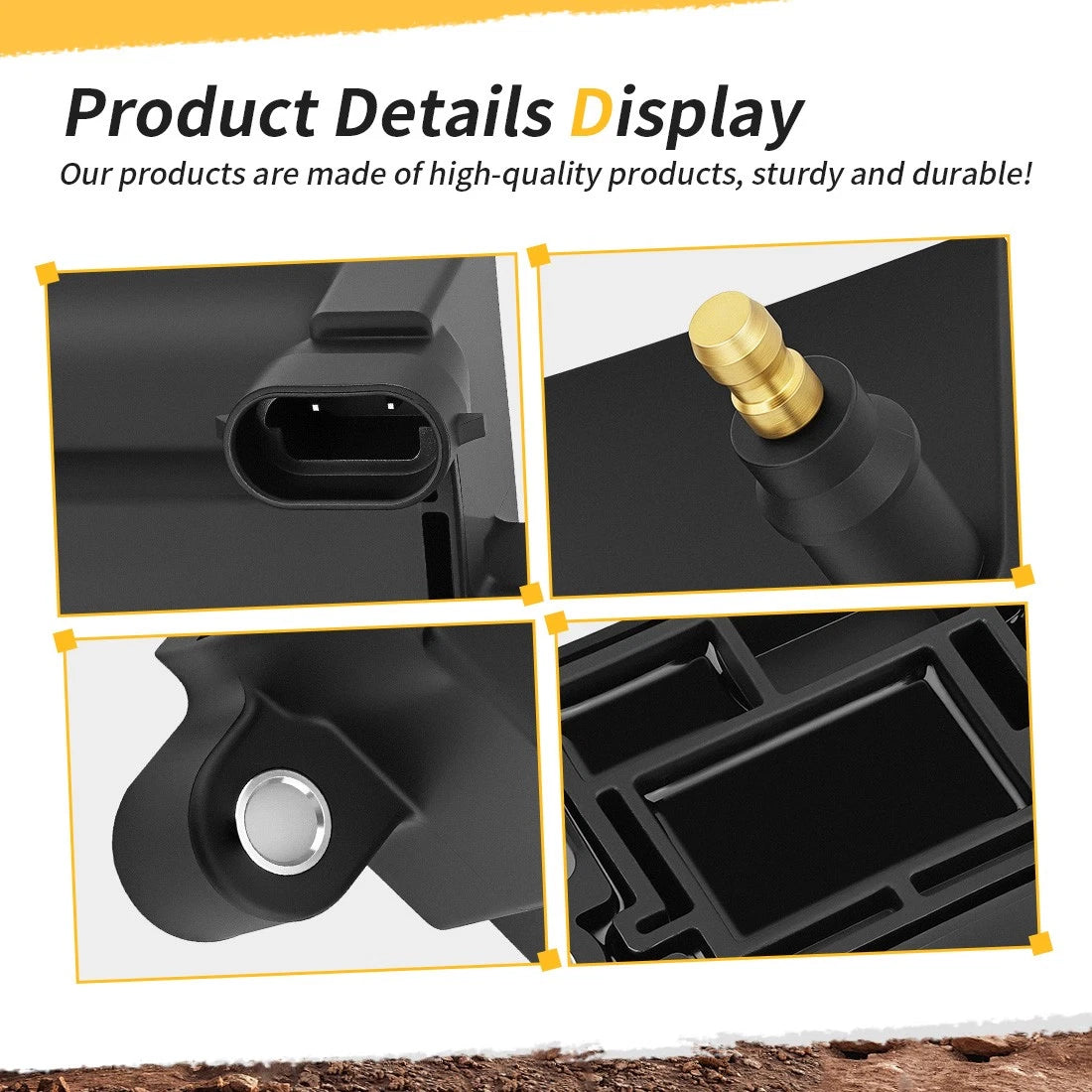 2X Ignition Coil for Mercury Mercruiser 35-80HP (8M0029482, 8M0044991)