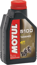 MOTUL 5100 4T Synthetic Blend Oil 10W-40 for Motorcycles (1L) 104066
