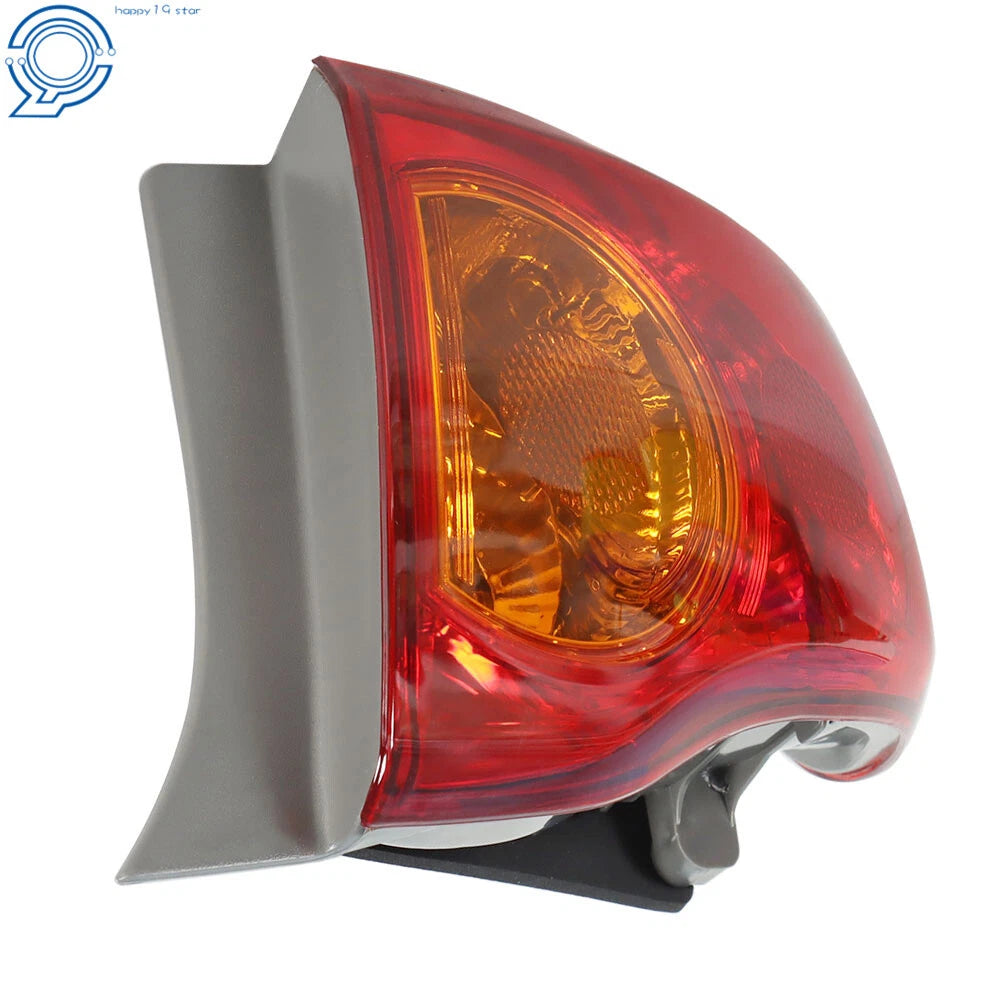 Set of 2 Chrome Tail Lights for Toyota Corolla (2009-2010)