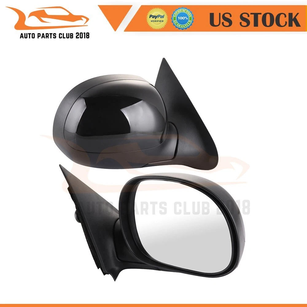 Set of 2 Power Black Mirrors for Ford F-150 (1997–2004)