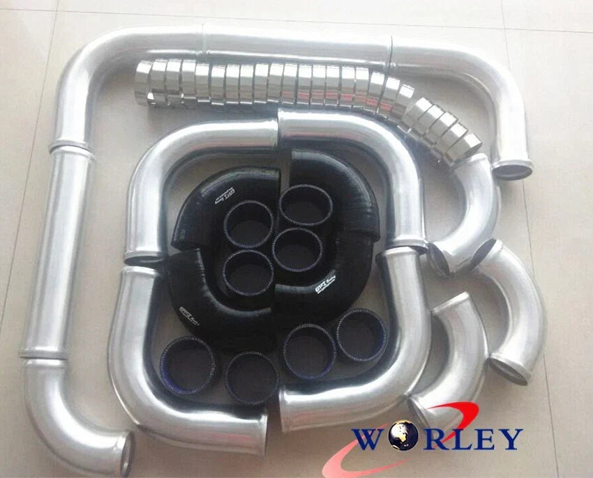 2.5" Universal Turbo Boost Intercooler Piping Kit for Car