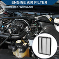 Set of 2 Engine Air Filters No. 17220RGLA00 for Honda Odyssey 3.5L (2005–2007)