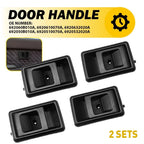 Front Rear Inside Door Handles for Toyota Tacoma (1995–2000) 4Runner (1990–1995) Black EXV