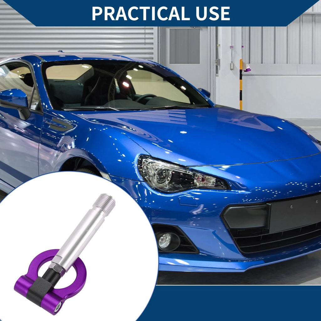 Tow Hook for Toyota Yaris (2023) - Metal Ring, Purple