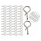 50pcs Fishing Snap Swivels for Quick Change (S/M/L)