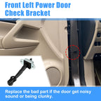 Front Left Door Hinge Check Arm Strap for Hyundai Elantra (2007–2010) No. 793802H000