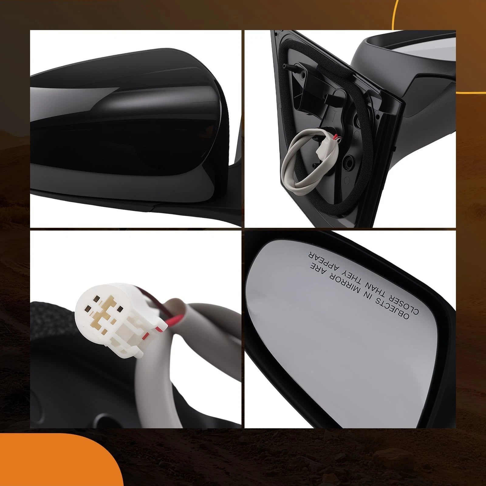 Power Adjust Side Mirror for Toyota Corolla 2.0L (2017–2019)