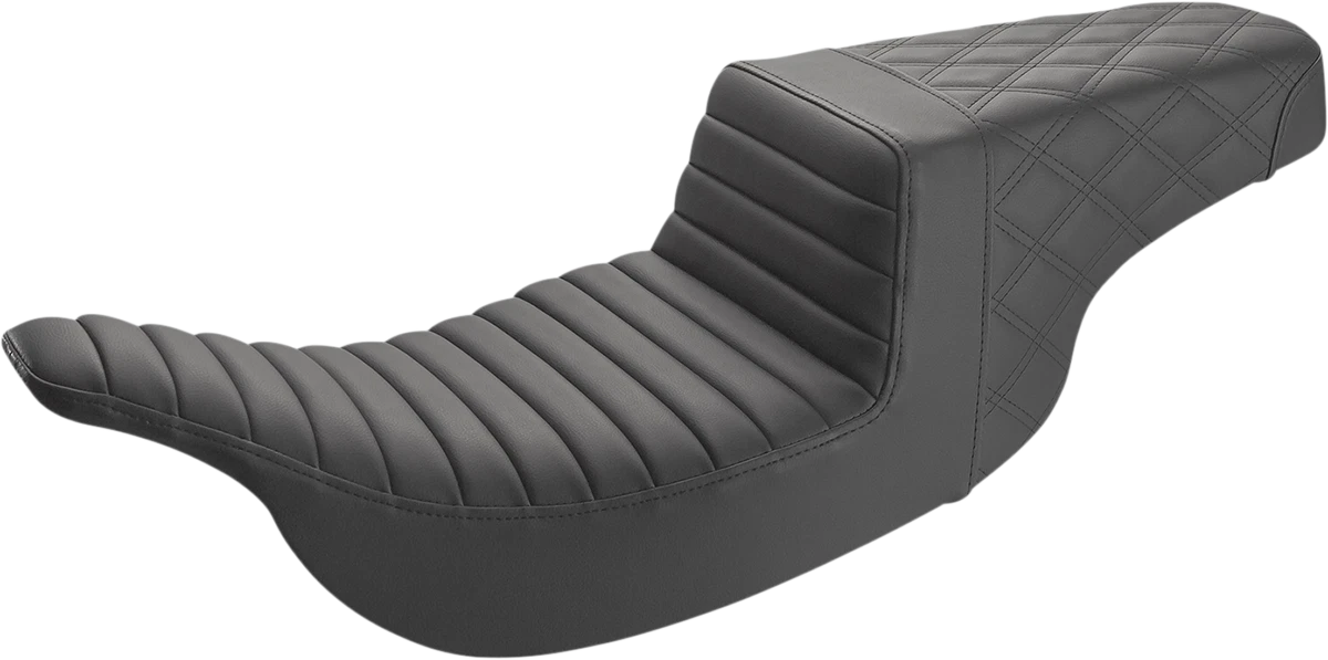 Saddlemen Step Up Tuck n Roll Seat for Harley Touring FLHT FLTR FLHTP (1997–2007)