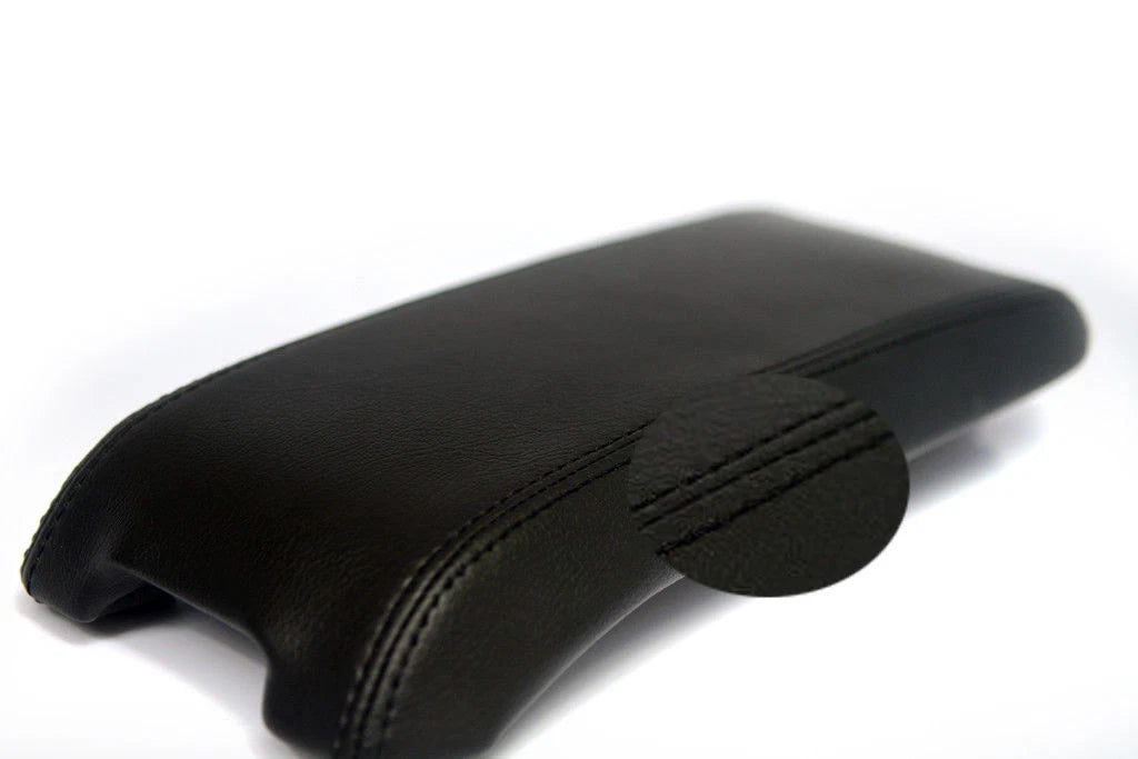 Console Armrest Cover for Jeep Compass (2009–2016) - PVC Leather, Black