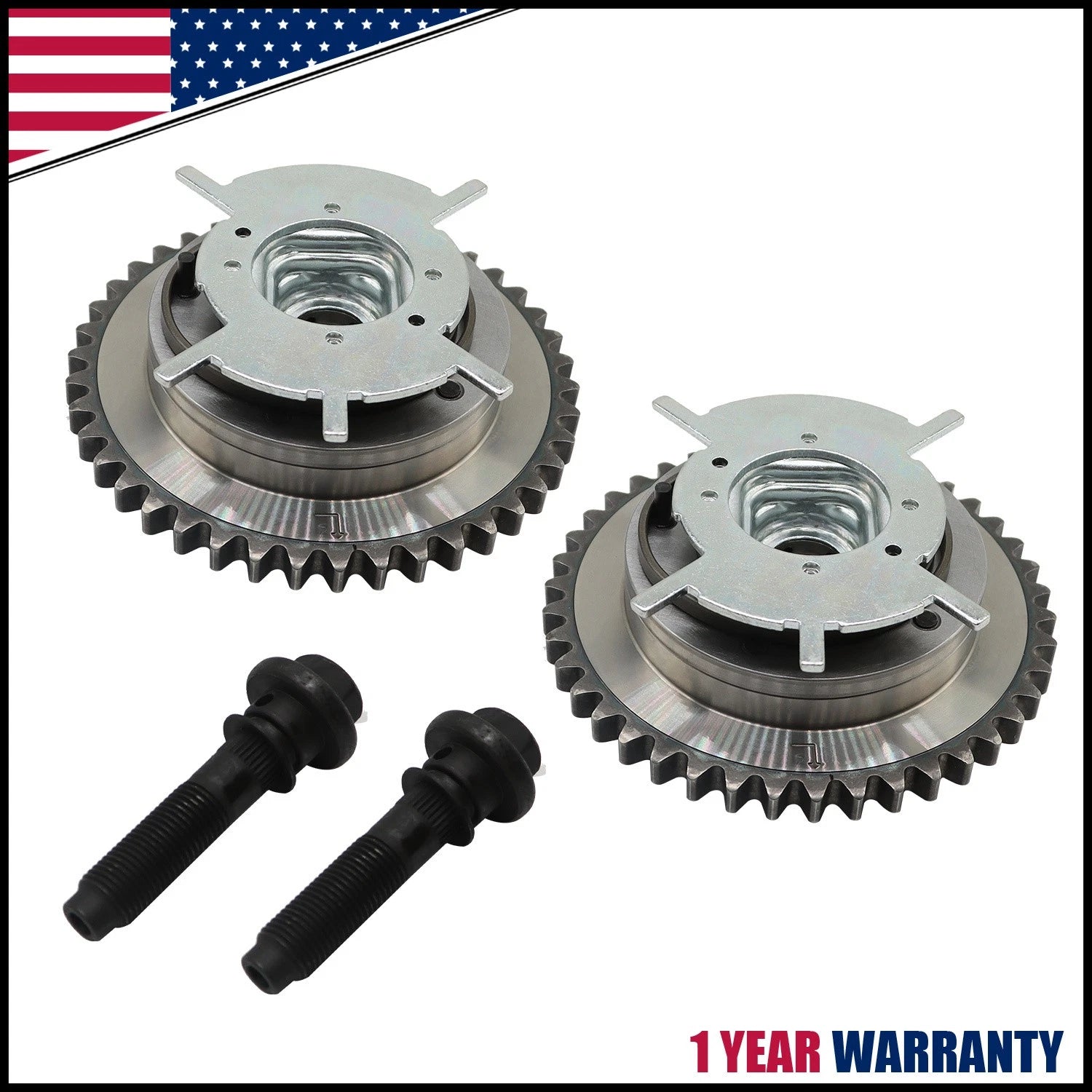 2pc Timing Cam Phaser VVT Gear for Ford F-150 Lincoln 5.4L 4.6L (2004–2014)