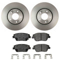 Front Brake Kit Set of 4 ProACT Pads Disc Rotors for Kia Optima Hyundai Sonata (2011–2020)