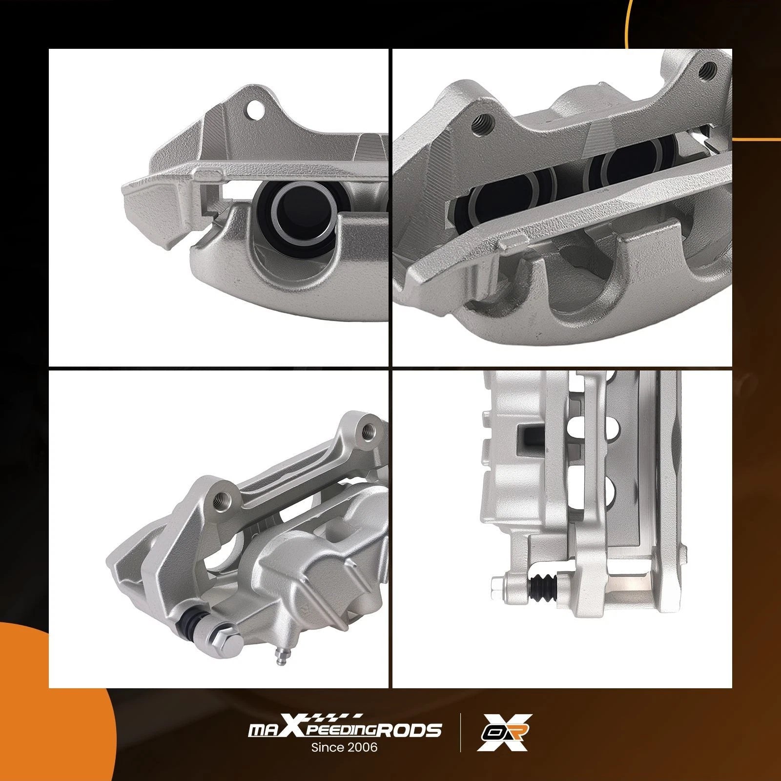 Front Brake Caliper Set for Ford Explorer Police Interceptor (2013-2019)