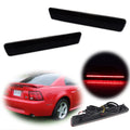Smoked Lens Rear Bumper Side Marker Reflectors for Ford Mustang (1999–2004)