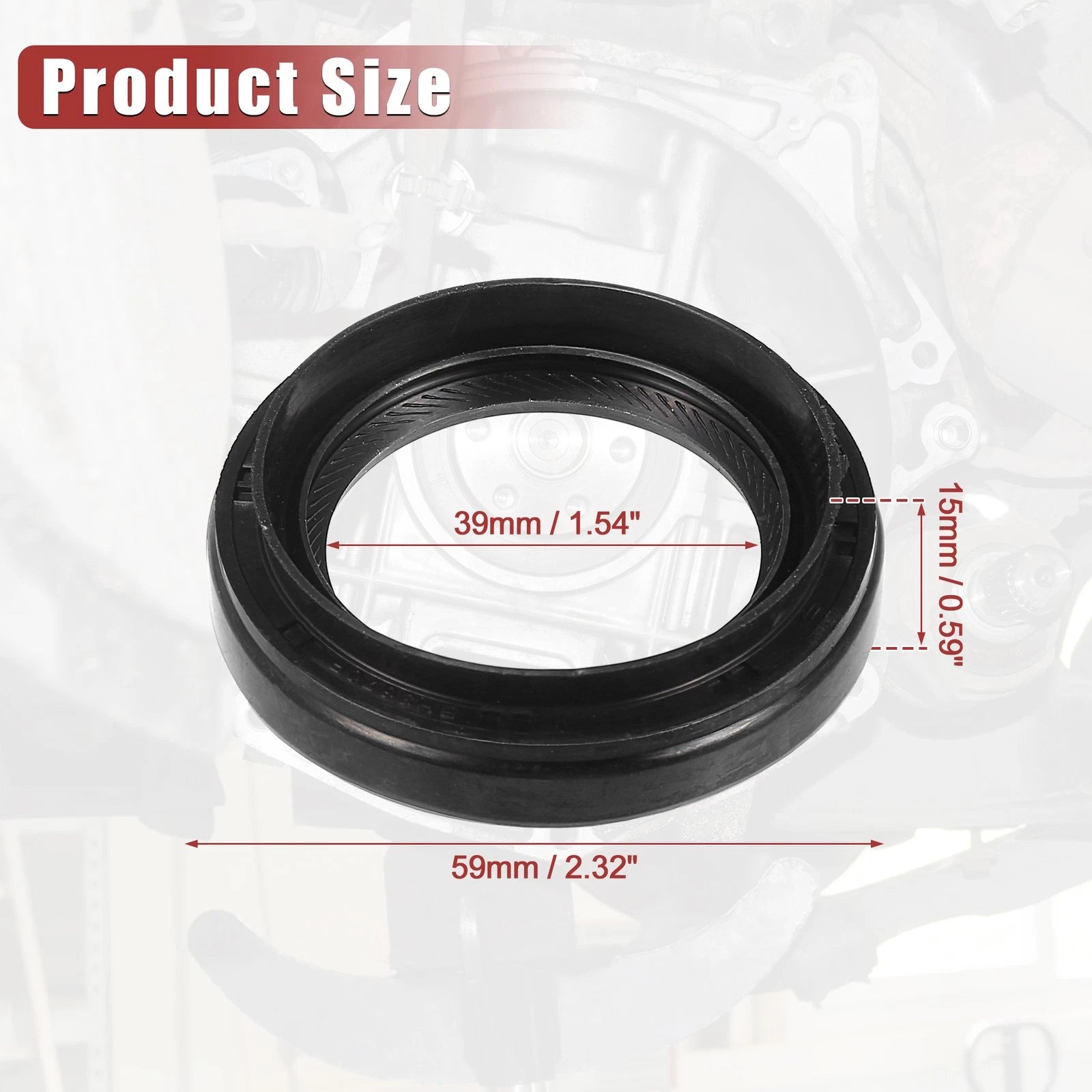 90311-41010 Crankshaft Oil Seal for Toyota 4Runner (1987–2009) Rubber