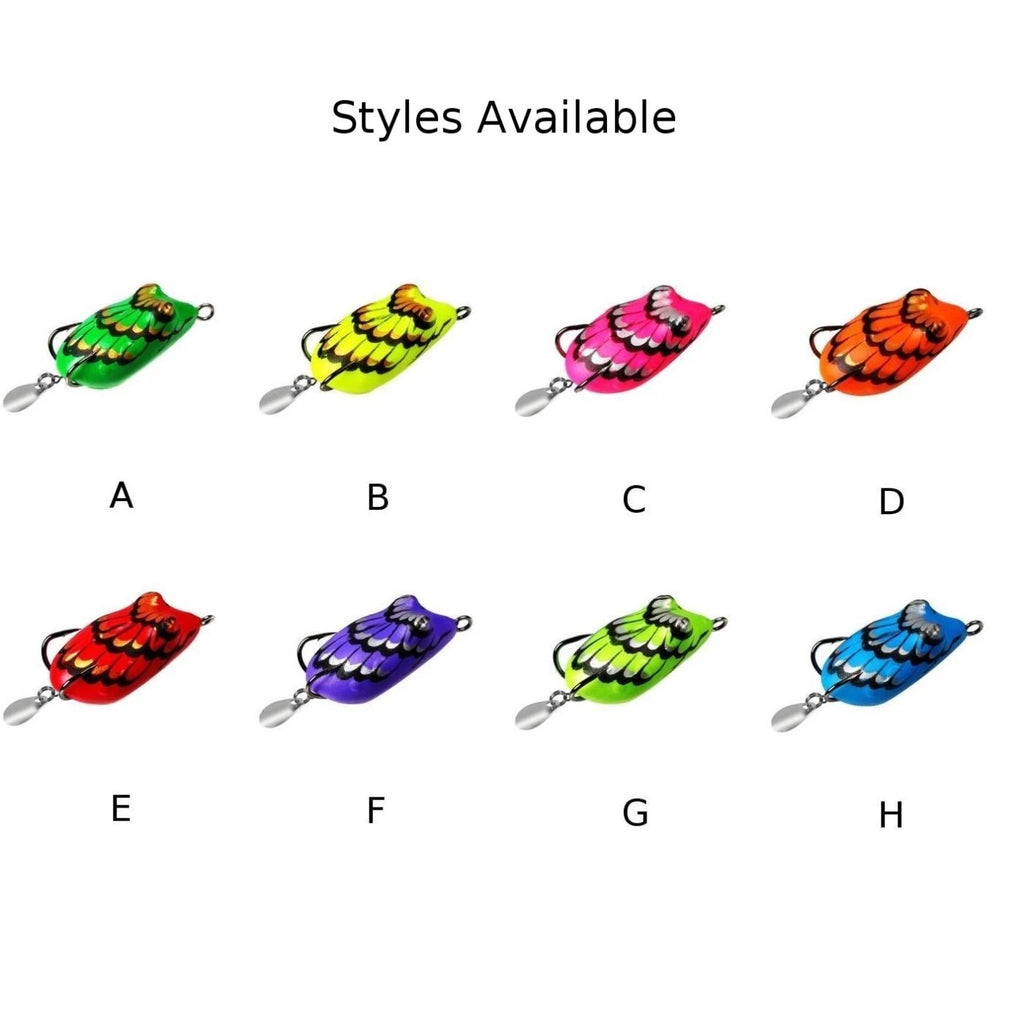 Topwater Frog Lure 4cm 5g for Bass and Snakehead Fishing (7 Colors)