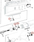 OMC Cobra Propshaft Oil Seal Kit for Volvo Penta (3858303, 3863090)