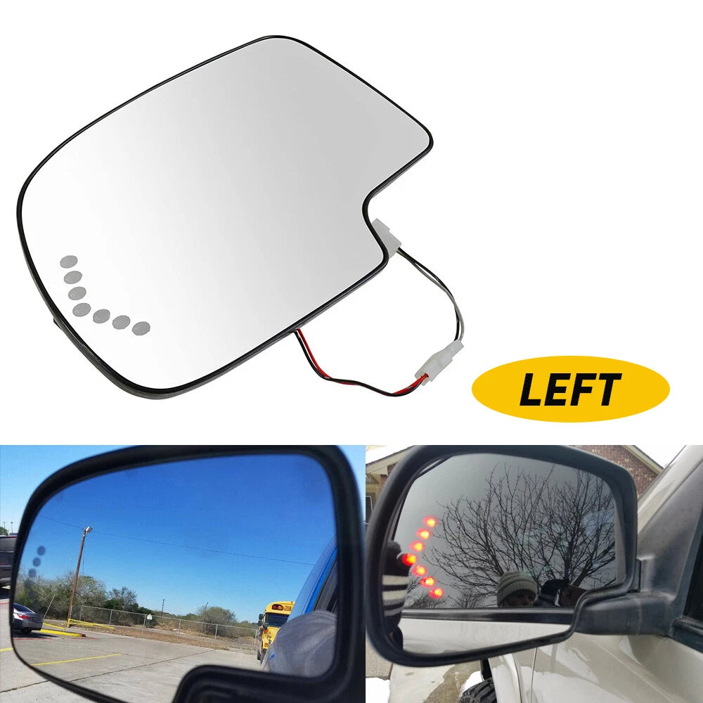 Heated Mirror Glass with Turn Signal for Chevy GMC Cadillac (2003–2007)